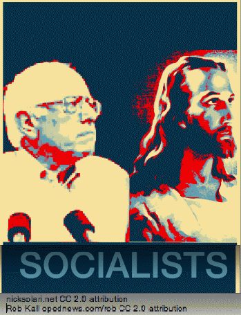 Bernie Sanders and Jesus-- Socialists, From ArchivedPhotos