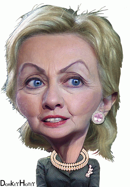 Hillary Clinton - Caricature, From FlickrPhotos