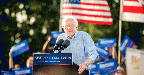 Sanders holds a signature rally on June 9, 2016., From ImagesAttr