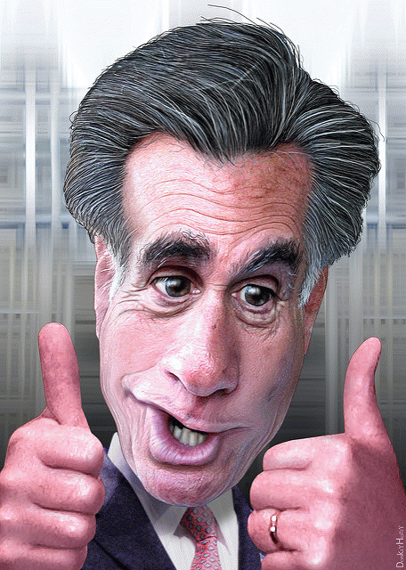 Mitt Romney - Caricature, From FlickrPhotos