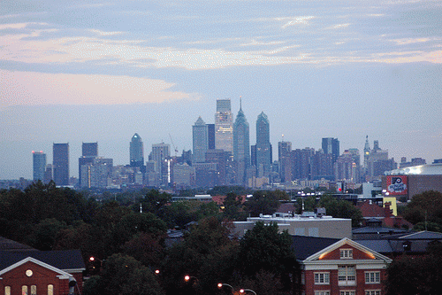 Philadelphia skyline, From FlickrPhotos