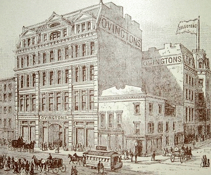 Ovington Brothers Building, from an 1887 Ovington Brothers catalog.