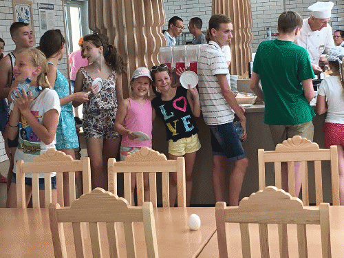 Russian kids attending a youth camp called Artek in Crimea. Russian kids attending a youth camp called Artek in Crimea.