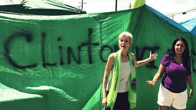 Jill Stein (left) and Cheri Honkala (right) LBW Photo, From ImagesAttr