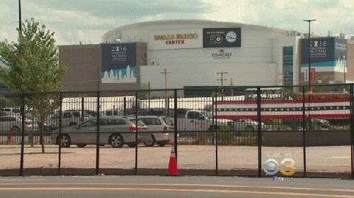 Forget Trump's wall, the DNC and Hillary created a 4-mile 'Green Zone' fence in Philly, From ImagesAttr