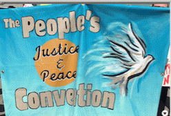 People's Justice & Peace Convention banner