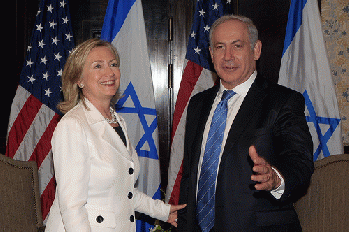 Hillary Clinton and Benjamin Netanyahu