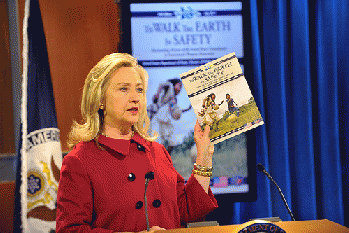 Secretary Clinton Delivers Remarks at Release of 10th Edition of .To Walk the Earth in Safety. Report