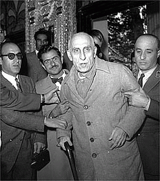 Mossadegh at his trial in late 1953