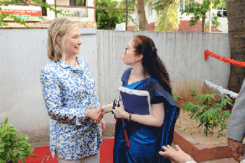 Secretary Clinton in Chennai