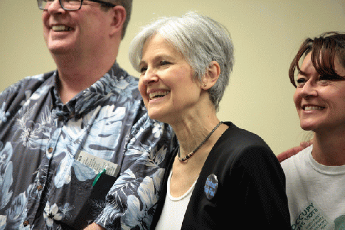 Jill Stein with supporters, From FlickrPhotos