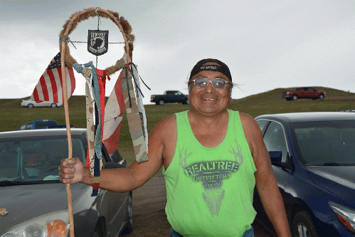 Sacred Stones Camp at Standing Rock, Sept 8, 2016.