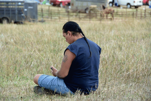 Sacred Stones Camp at Standing Rock, Sept 8, 2016.