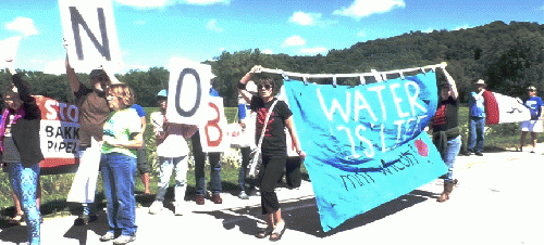 Protest against Dakota Access Pipeline in Iowa., From ImagesAttr