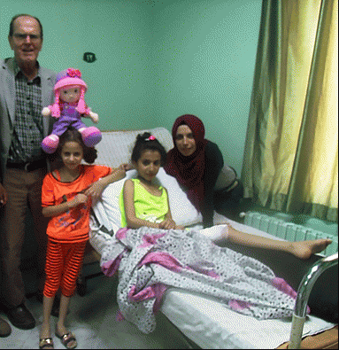 Ten Year Old Ghina and 8 Year Old Nagham, Survived Three Sniper Bullets in Syria., From ImagesAttr