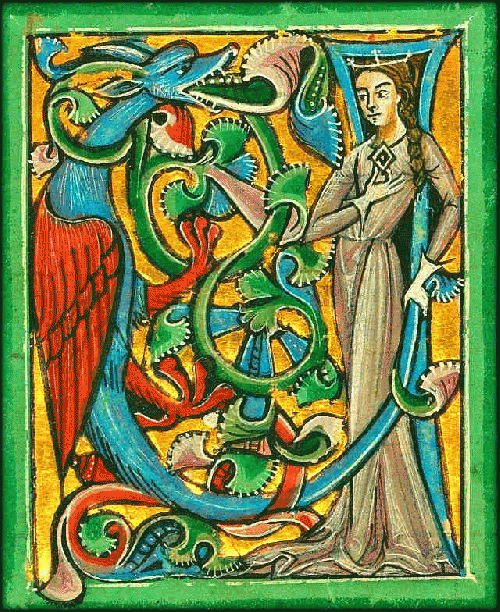 Mother of Dragons ~ an unknown artist 13th century, From ImagesAttr