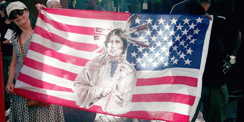TD Bank in Providence, Rhode Island, became the target of environmental and Native American rights activists. TD Bank in Providence, Rhode Island, became the target of environmental and Native American rights activists.