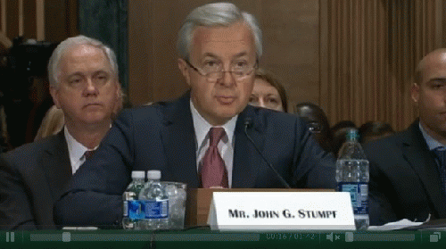 Model stand-up guy John Stumpf, Wells Fargo CEO