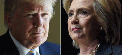 Donald Trump and Hillary Clinton, From ImagesAttr