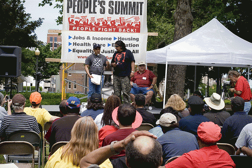 People's Summit - Tent City