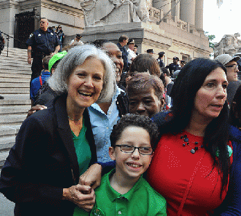 Jill Stein and Cheri Honkala, Occupy Wall Street 1 Year Anniversary. September 17, 2012, From FlickrPhotos