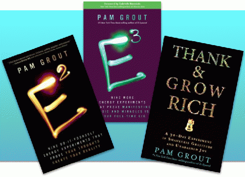 Three of Pam Grout's books