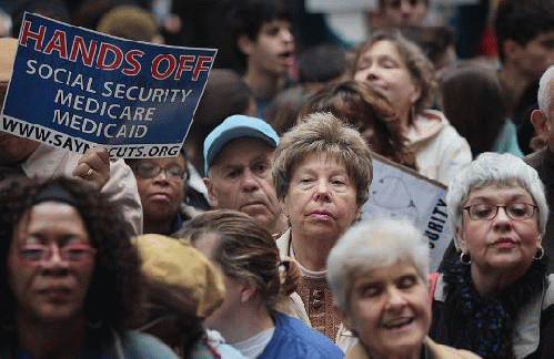 Massive protests will be needed to defend Social Security
