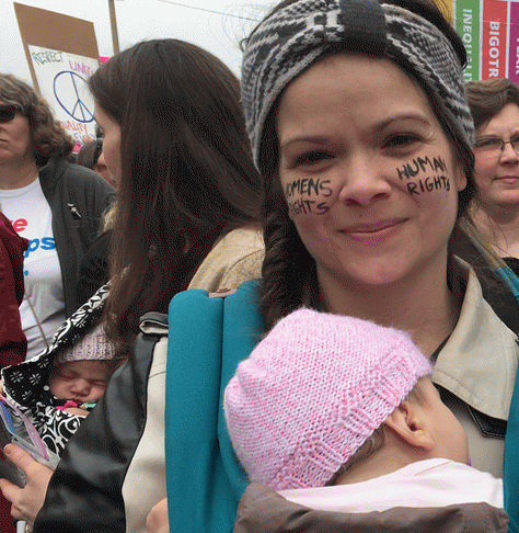 Babies at the Sister march, Norfolk VA. 01.21.17