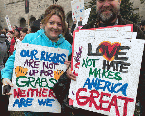 Sister march, Norfolk VA. 01.21.17