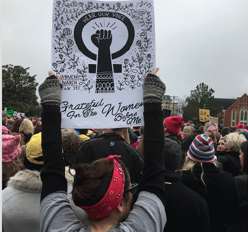 Sister march, Chrysler Museum of Art, Norfolk VA. 01.21.17