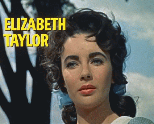 Elizabeth Taylor from the trailer for the film Giant. 1956., From ImagesAttr