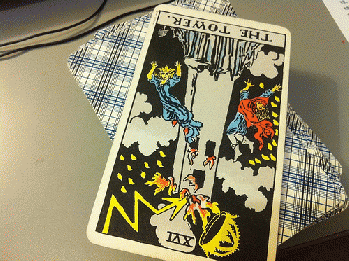 1 card #tarot, the tower. Though you may feel shaken or chaotic, you can now see through the illusion. You know the answer., From FlickrPhotos