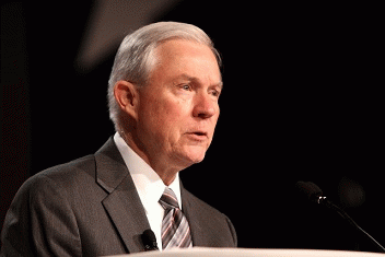 Senator Jeff Sessions speaking at the Values Voter Summit in Washington, DC on October 7, 2011 (Photo: Gage Skidmore / Flickr), From ImagesAttr