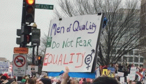 A sign at the Women's March on Washington to protest the election of Donald Trump. January 21, 2017., From ImagesAttr