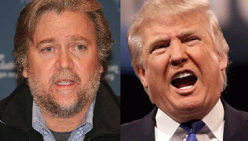 Donald Trump and Steve Bannon