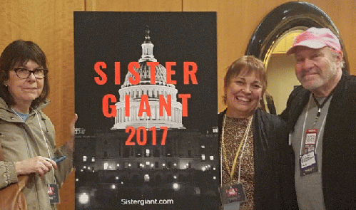 OEN Senior Editor Marta Steele, Managing Editor Meryl Ann Butler and Editor-in-Chief Rob Kall attending the Sister Giant Conference in Washington DC, From ImagesAttr