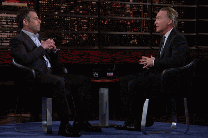 Sam Harris and Bill Maher on Real Time, From ImagesAttr