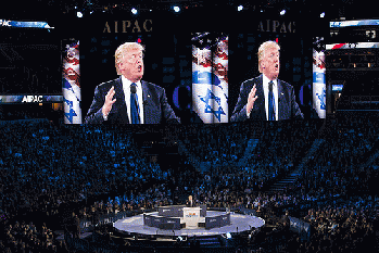 Trump speaking at AIPAC, From FlickrPhotos
