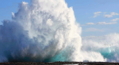 A methany hydrate deposit erupts in the sea just north of Norway