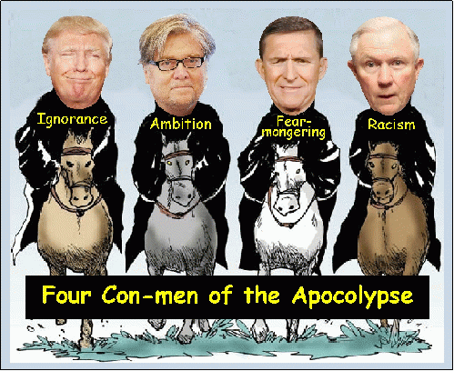 Four Con-men of the Apocalypse