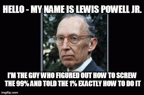 HELLO -- MY NAME IS LOUIS POWELL JR.