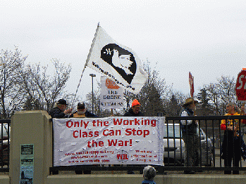 Veterans for Peace and socialists protesting against US wars, From FlickrPhotos