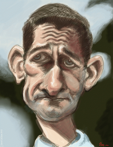 Paul Ryan - Digital Painting Caricature, From FlickrPhotos