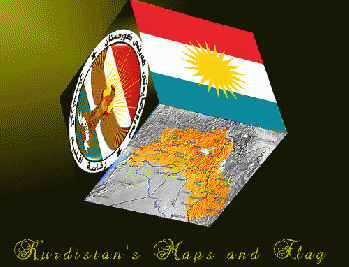 Kurdistan  Maps  Flag KRG, From FlickrPhotos
