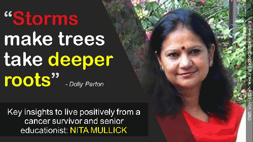 Emerging stronger after fighting cancer, Nita Mullick raises awareness to help others Emerging stronger after fighting cancer, Nita Mullick raises awareness to help others