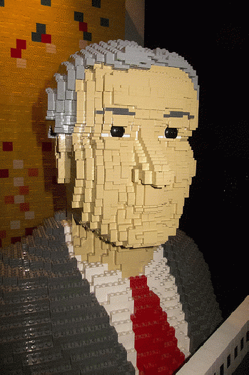 George W. Bush in lego, From FlickrPhotos