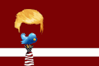 Trump, Twitter Bird, Tweet, From GoogleImages