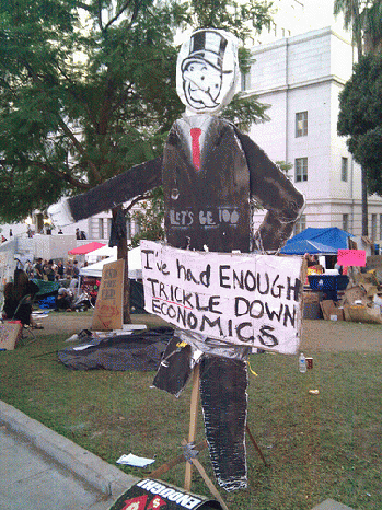 I've had enough trickle down economics