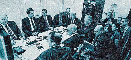 Trump's War Room during Syrian air base bombing (White House photo), From ImagesAttr