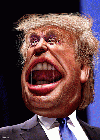 Donald Trump - Caricature